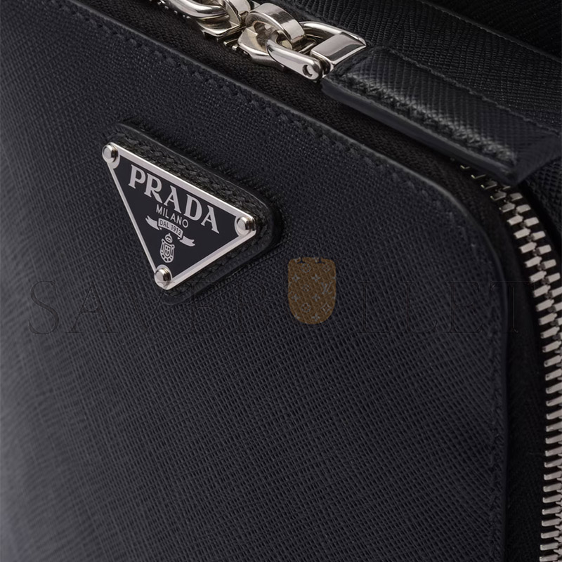 PRADA BRIQUE SAFFIANO LEATHER BAG 2VZ106 (20*14*4cm) PRADA BRIQUE SAFFIANO LEATHER BAG 2VZ106 (20*14*4cm)